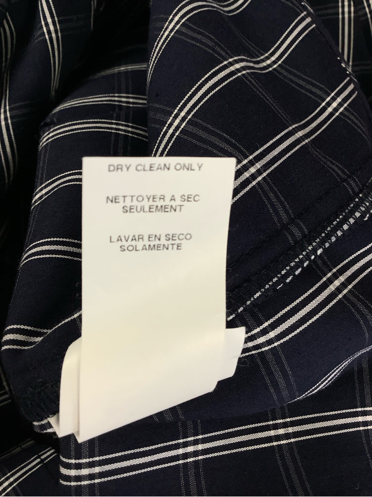 Karen Kane Size M Navy & white Shirt