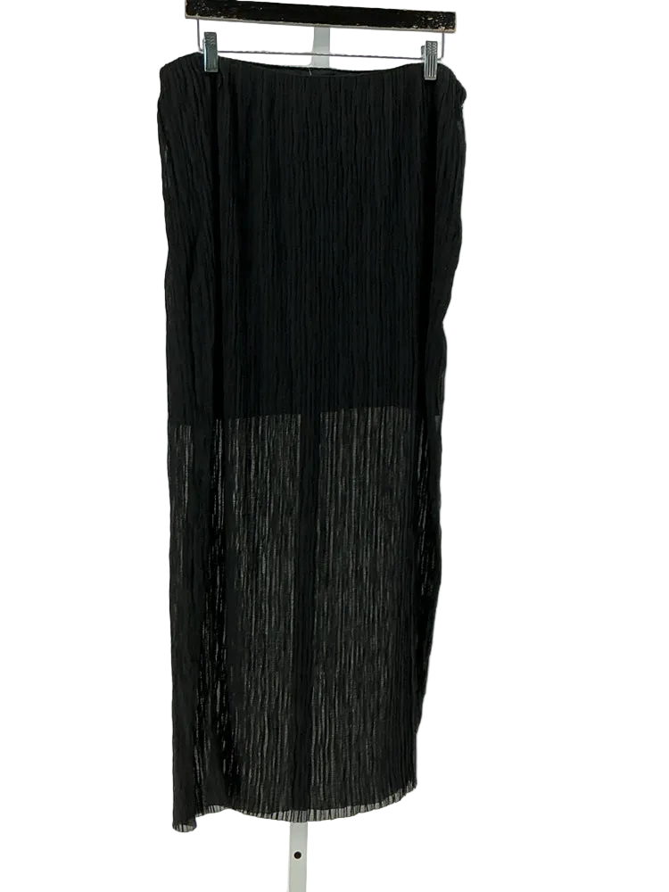 Banana Republic Size L Black Skirt