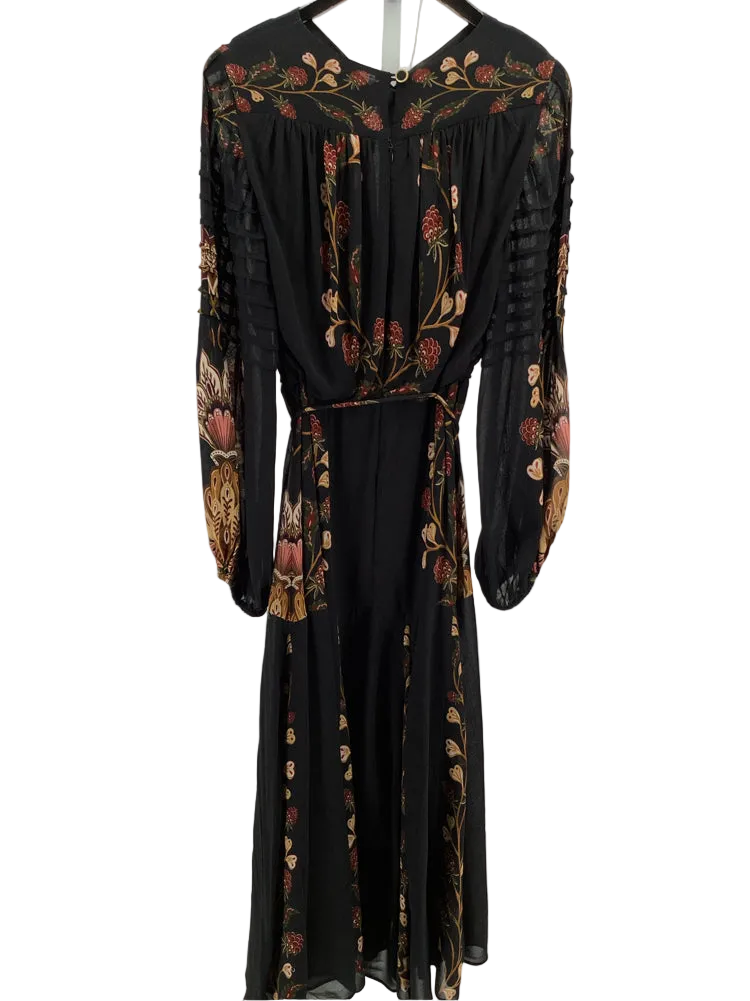 Farm Rio Size M Black multi Dress