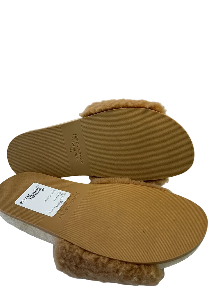 Jenni Kayne Shoe Size 10 Tan Slides