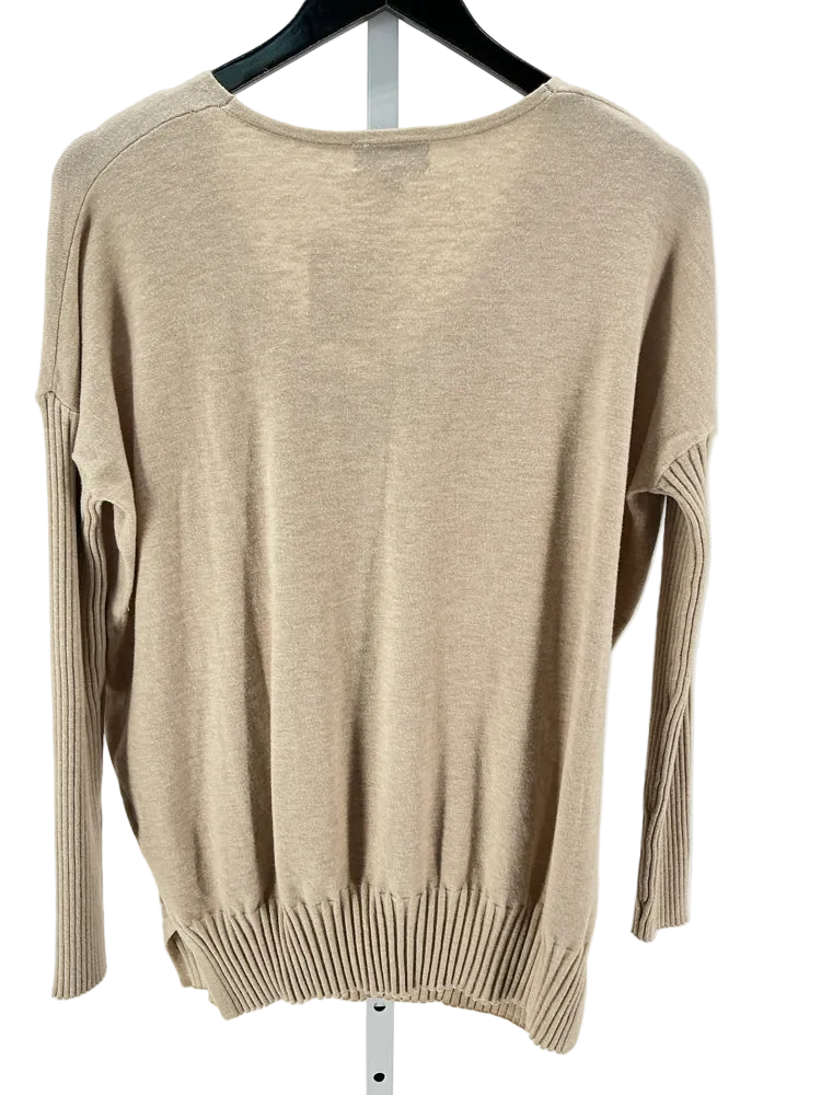 Evereve Size M Tan Sweater