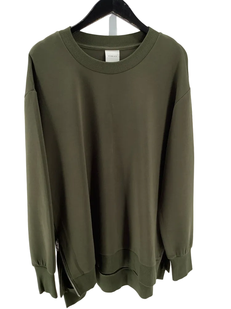Varley Size XL Green Sweatshirt