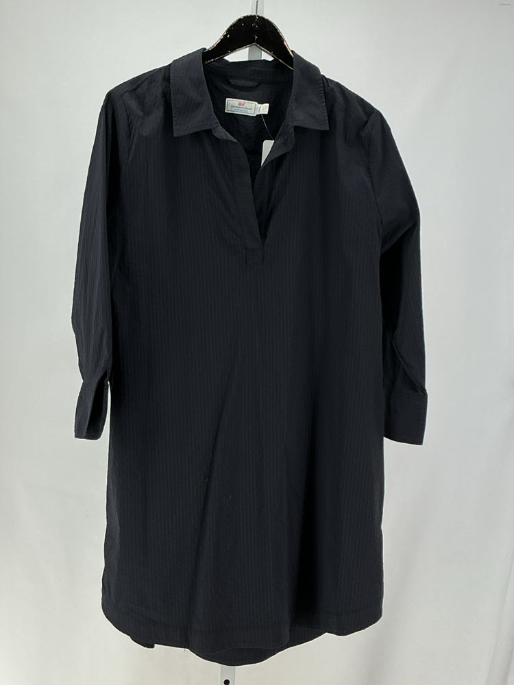 Vineyard Vines Size L Black Dress