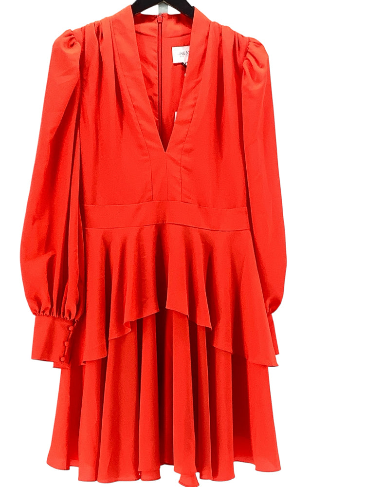 One 33 Social Size 8 Orange Dress