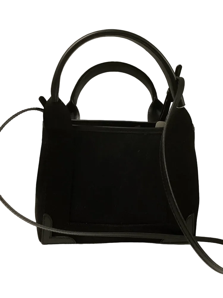 Balenciaga Black Navy Cabas Handbags