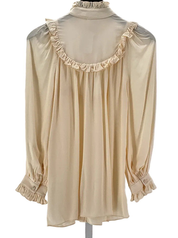 Zimmermann Size 0 Cream Shirt