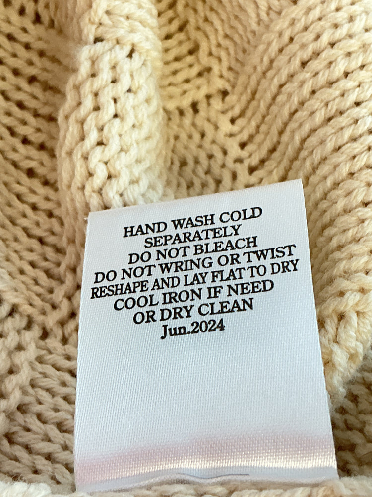 Z supply Size M Cream Sweater