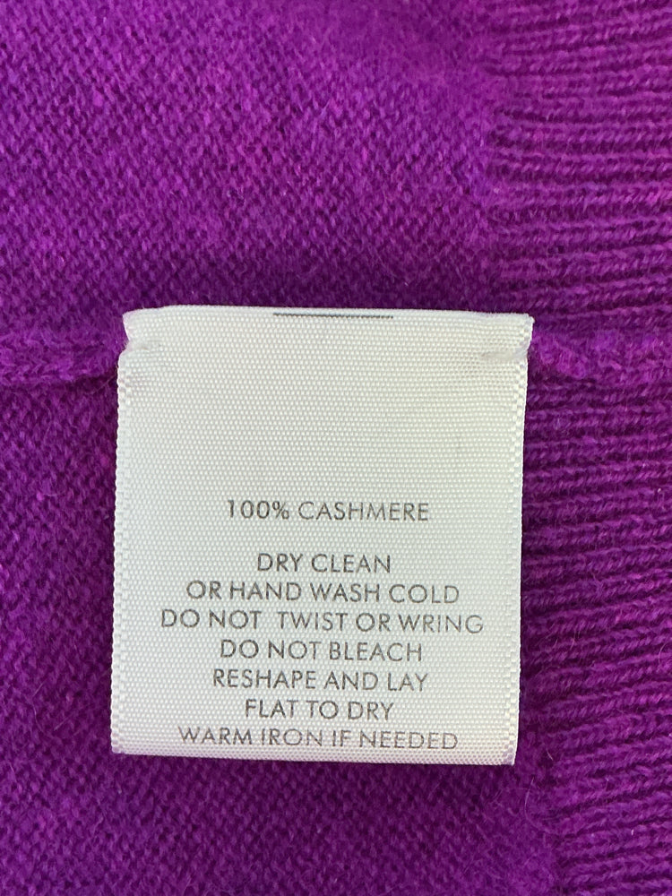White + Warren Size S Purple Sweater