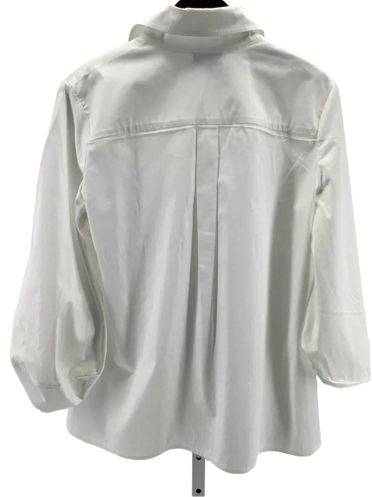 M2057 by Maria Pinto Size M White Shirt