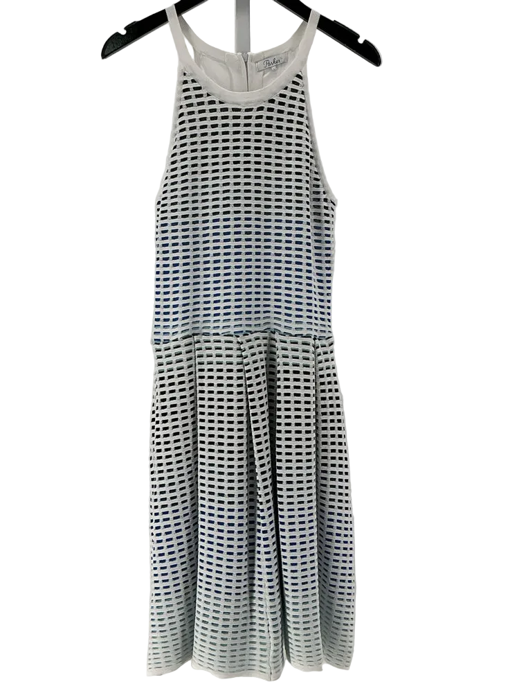 Parker Size L White multi Dress