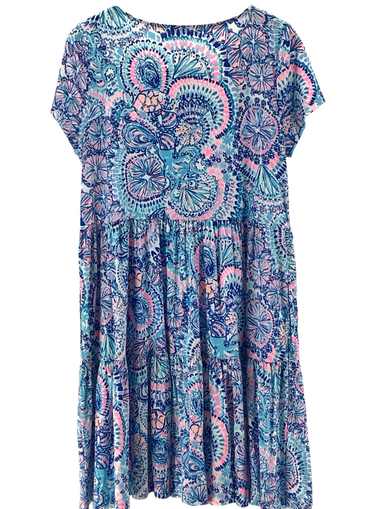 Lilly Pulitzer Size XL Blue Multi Dress