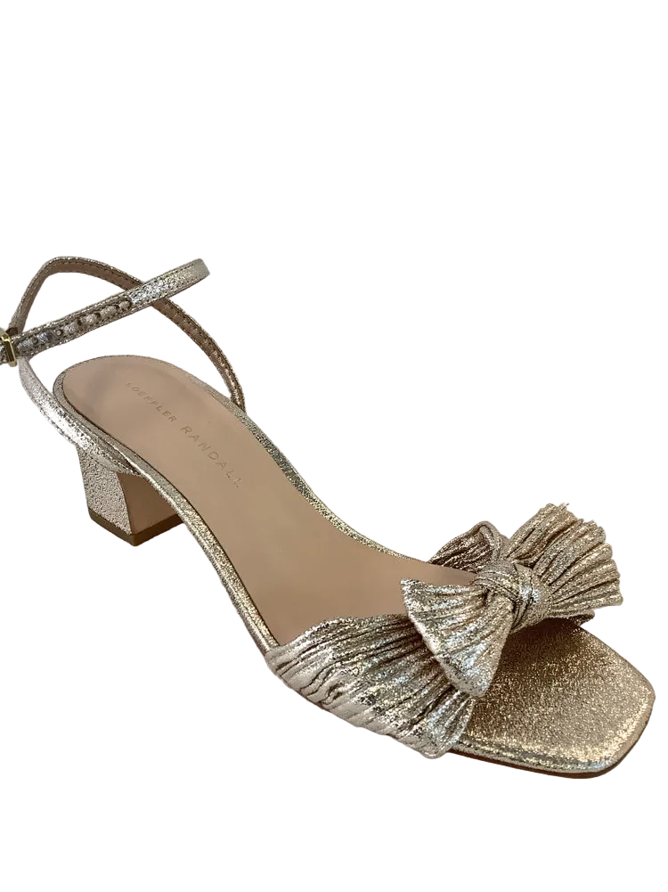loeffler randall Shoe Size 7 Silver Camellia Heels