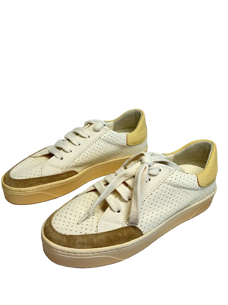 pedro garcia Shoe Size 6 Cream & tan Toba Sneakers