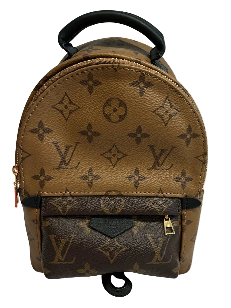 Louis Vuitton Monogram Reverse Palm Springs Backpack