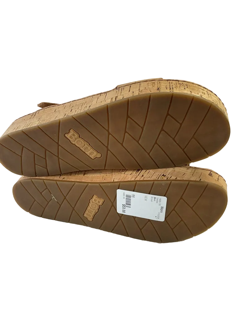 Born Shoe Size 11 Brown Sandals