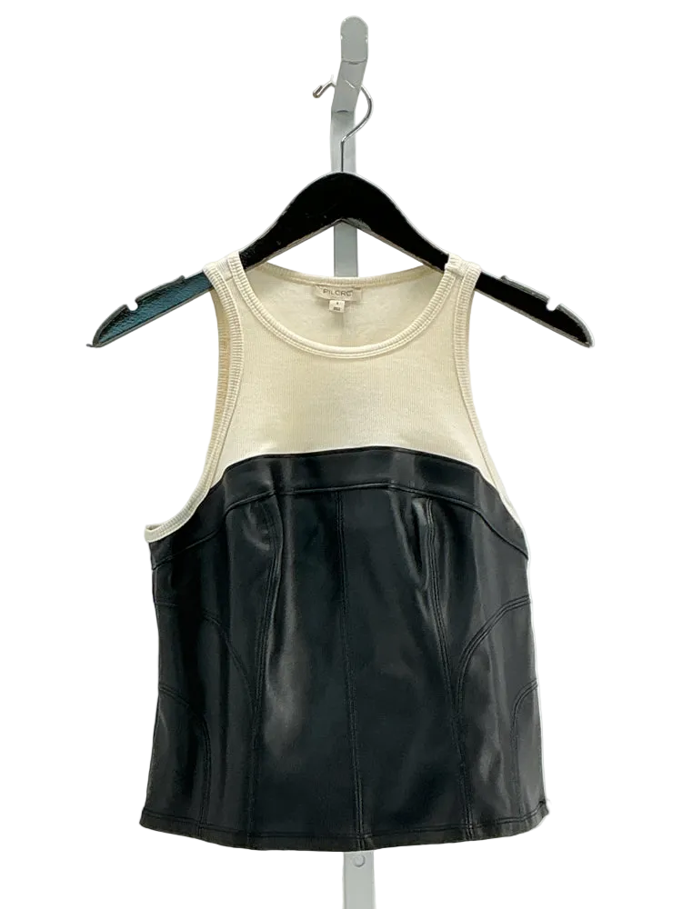 Pilcro Size S Cream & Black Tank Top