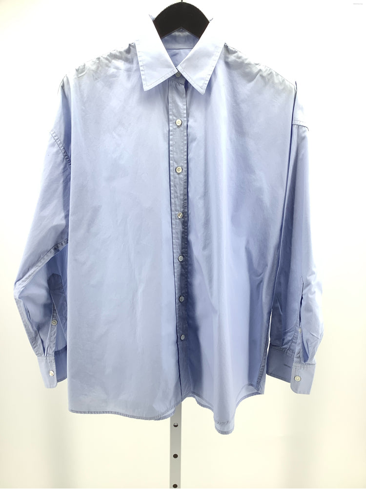 Nili Lotan Size S Blue Shirt