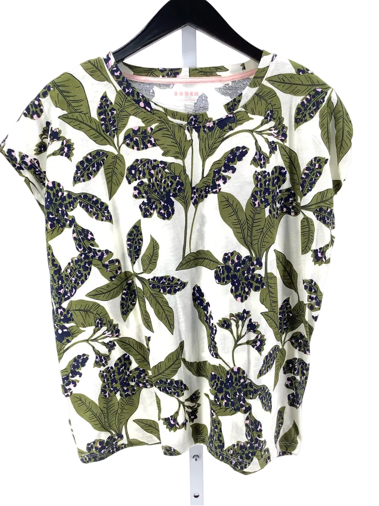 Boden Size L Green multi Shirt