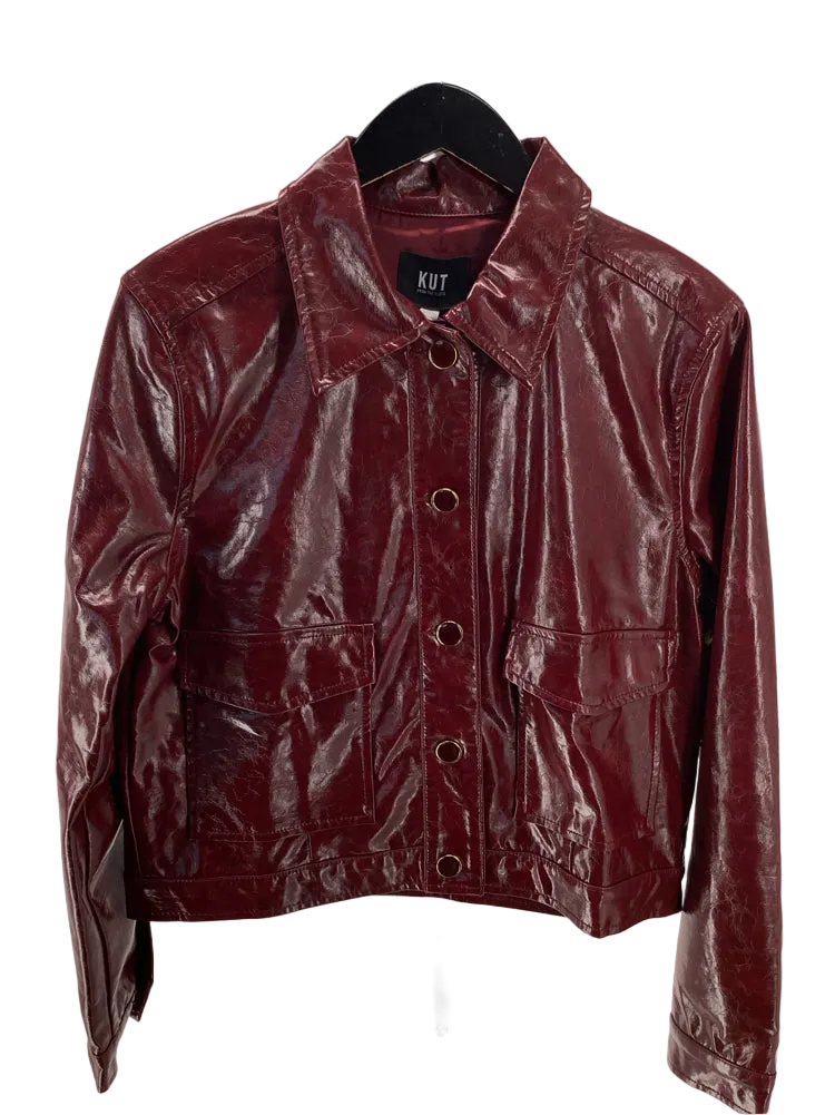 Kut from the Kloth Size S Burgundy Jacket