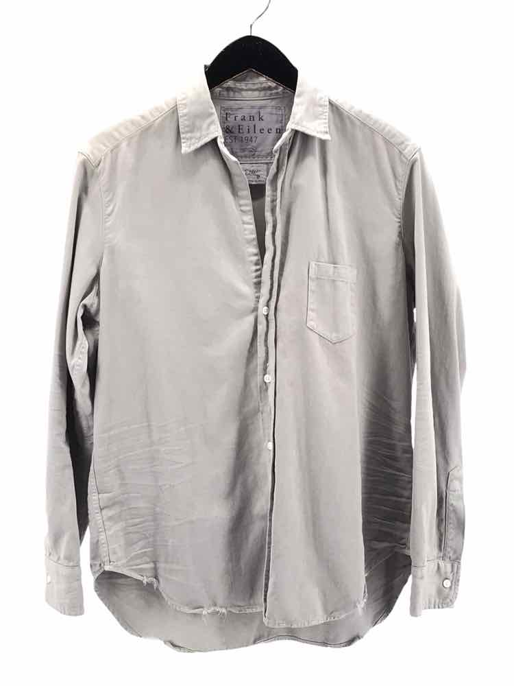 Frank & Eileen Size S Gray Eileen Shirt