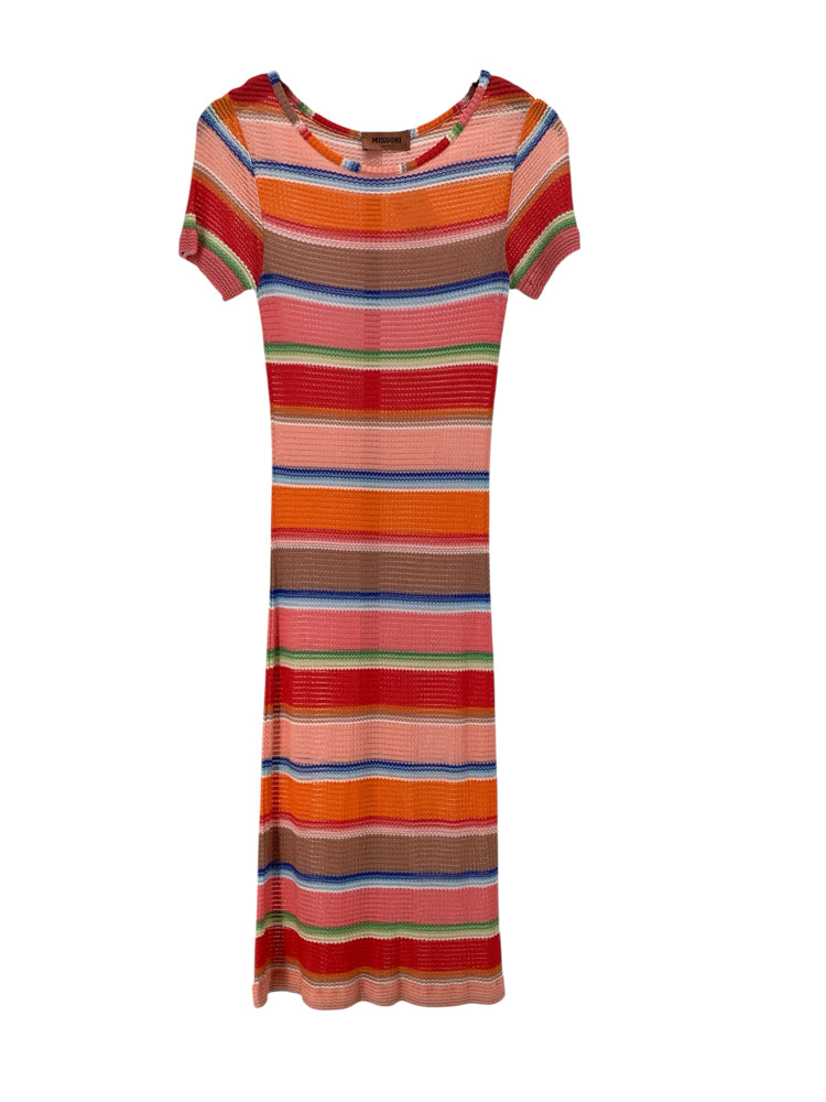 Missoni Size 4 Orange Multi Dress