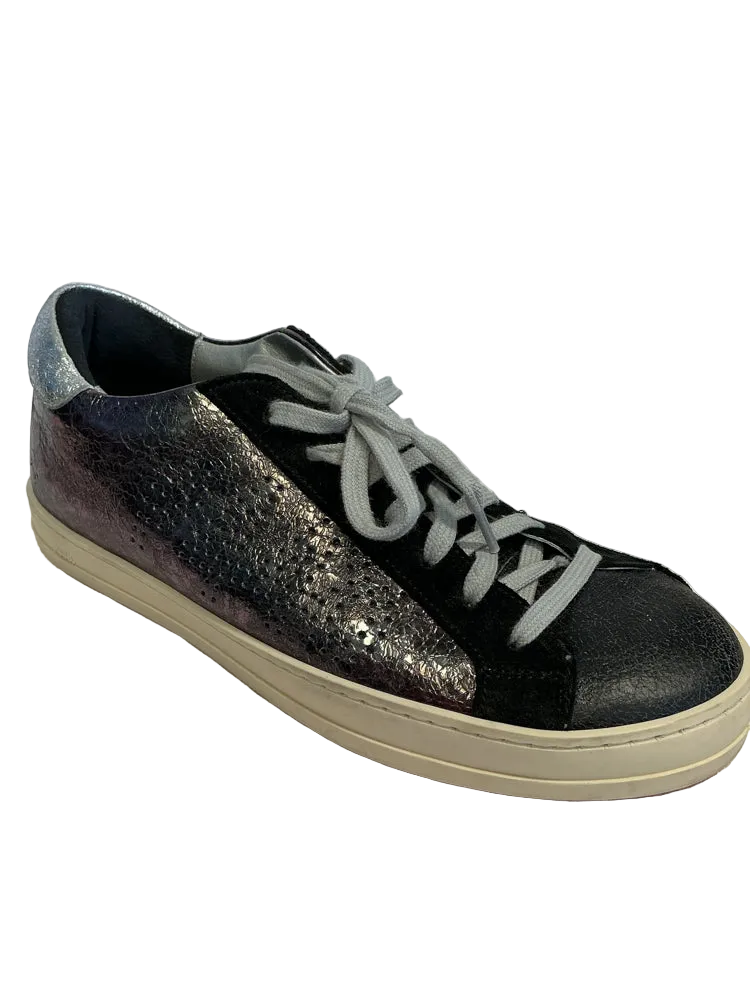 P448 Shoe Size 8.5/9 Black & Purple Sneakers