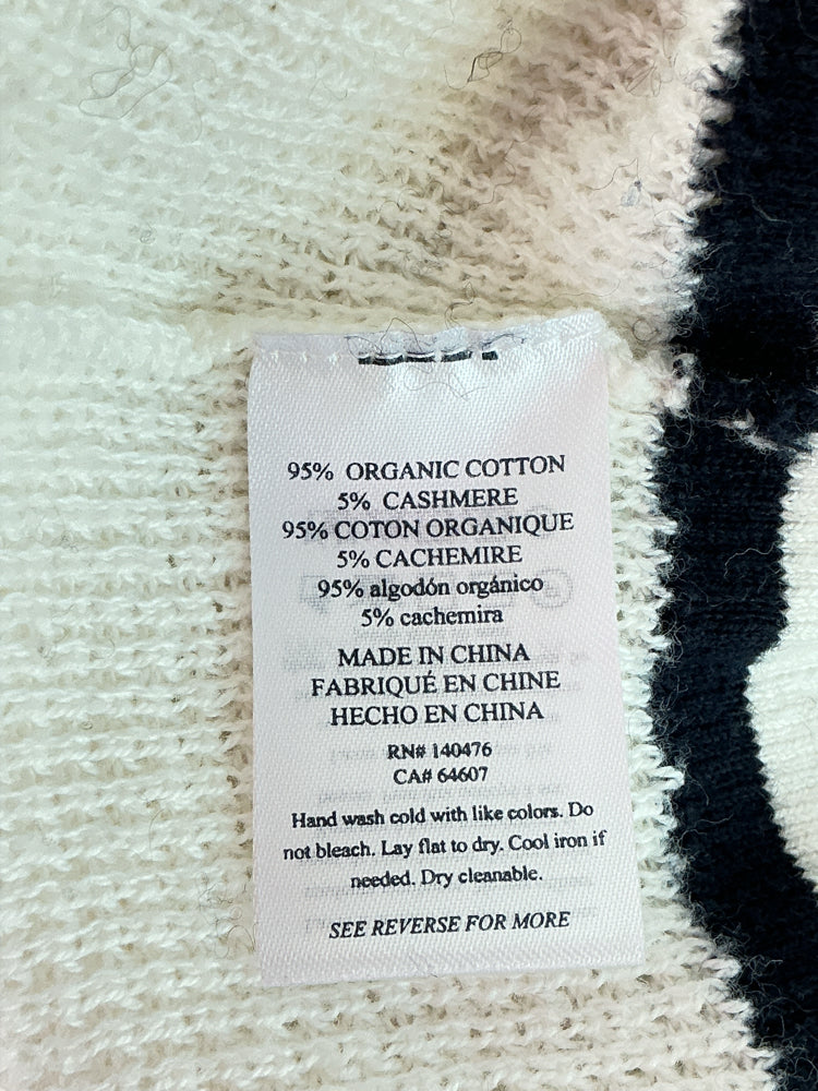 Faherty Size M Navy & white Shirt