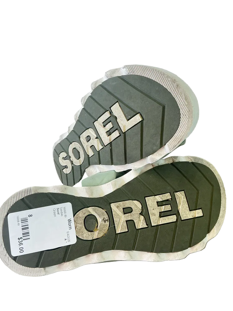 Sorel Shoe Size 8 Green Sandals