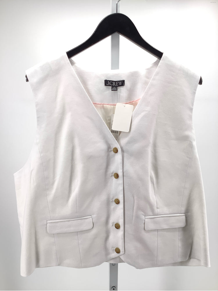 Jcrew Size 22 White Vest