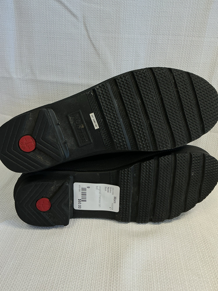Hunter Shoe Size 9 Black Booties