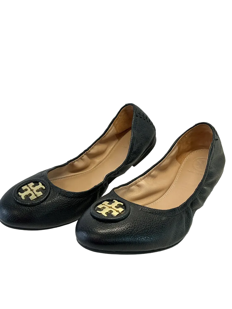 Tory Burch Shoe Size 8.5 Black CLARE Flats