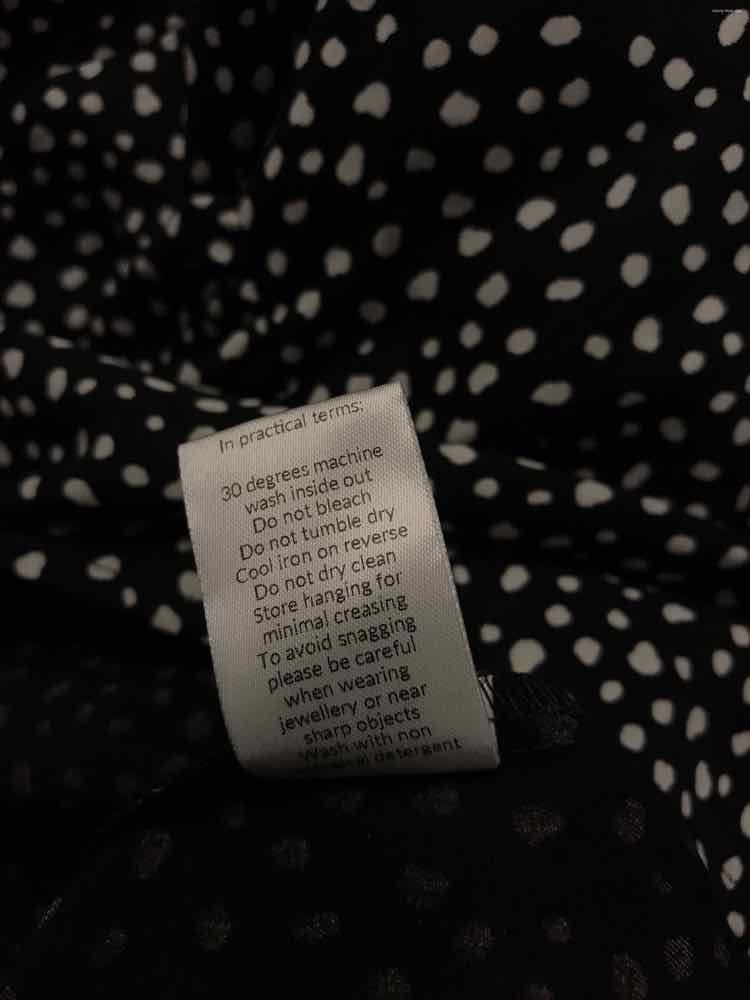 Saint + Sofia Size 8 Black & White Dress