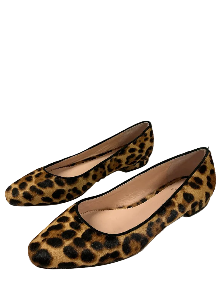 Jcrew Shoe Size 8 Black multi Carolyn Flats