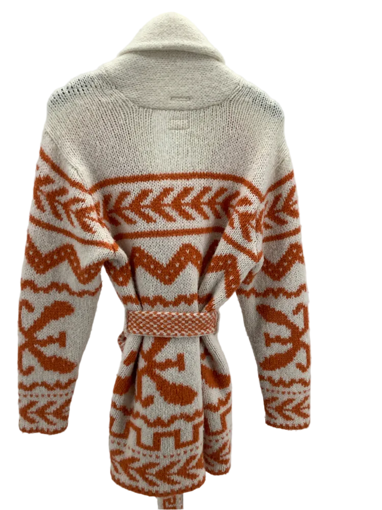 Mother Size S Cream & orange Cardigan
