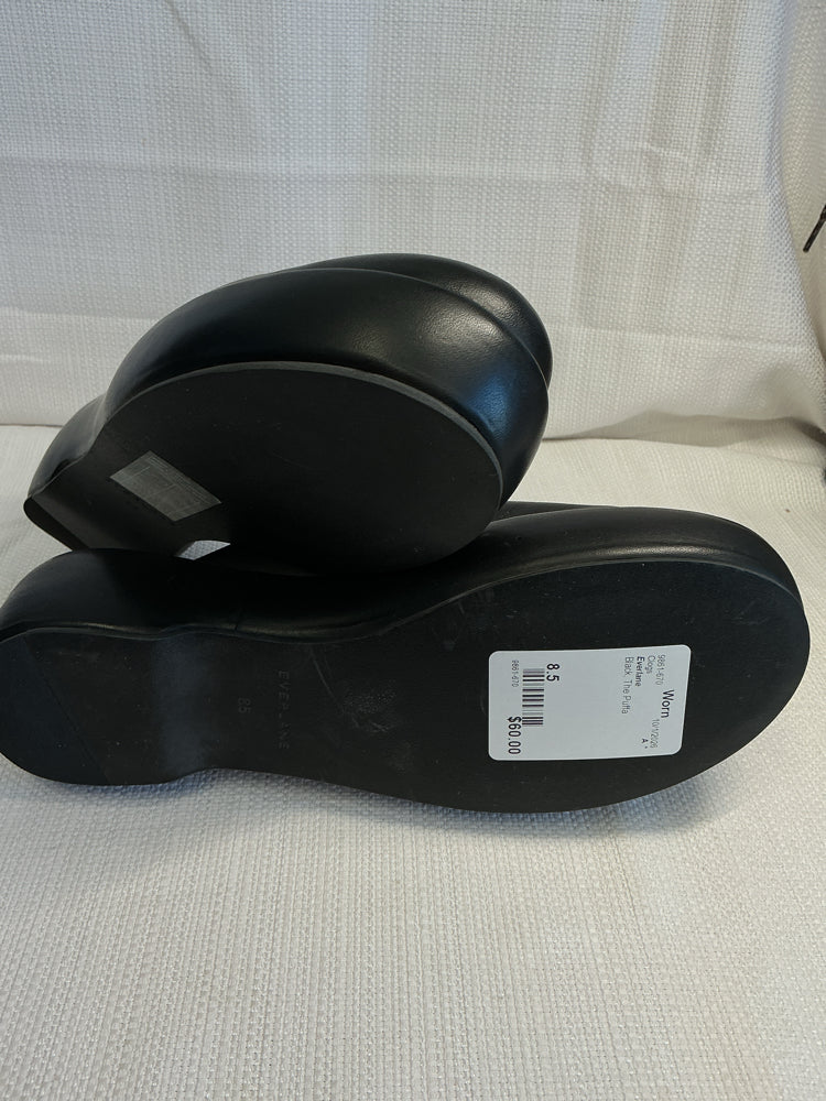 Everlane Shoe Size 8.5 Black The Puffa Clogs