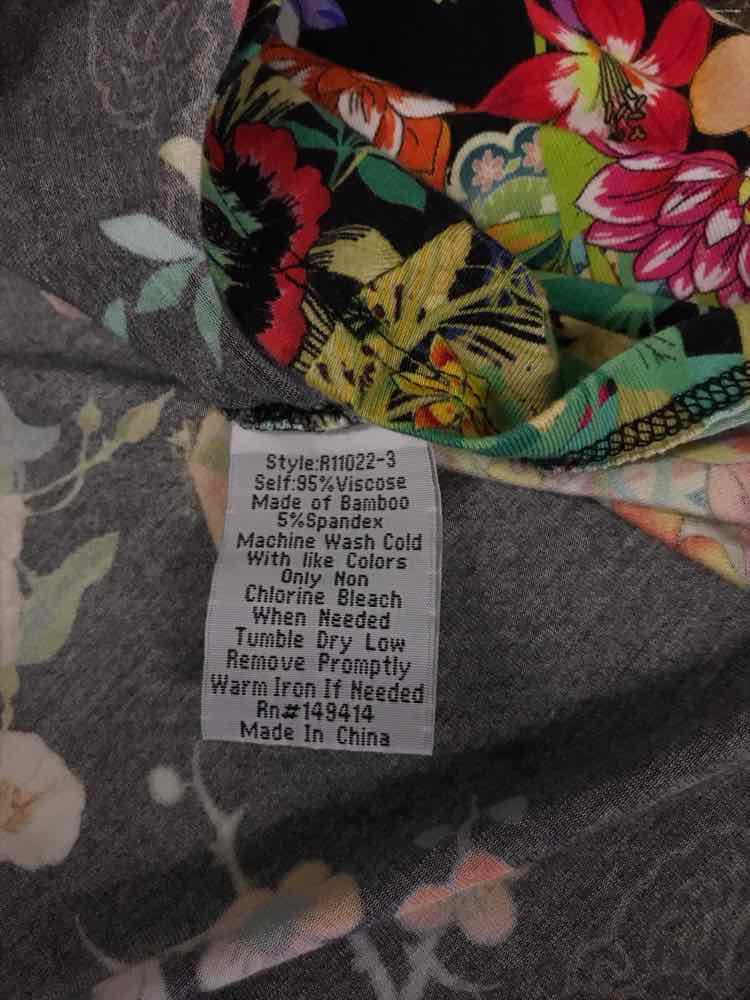 Johnny Was Size XS Black multi Shirt