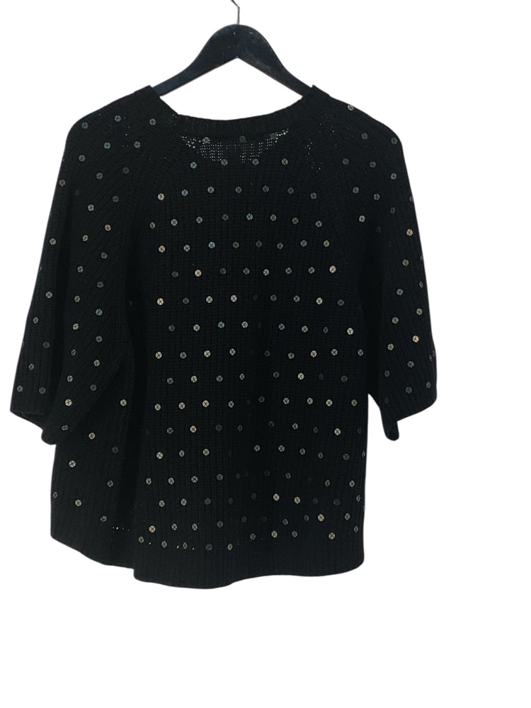 Trina Turk Size L Black Sweater