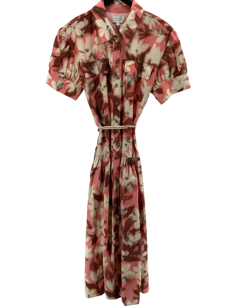 Tanya Taylor Size L Pink multi Carrington Dress