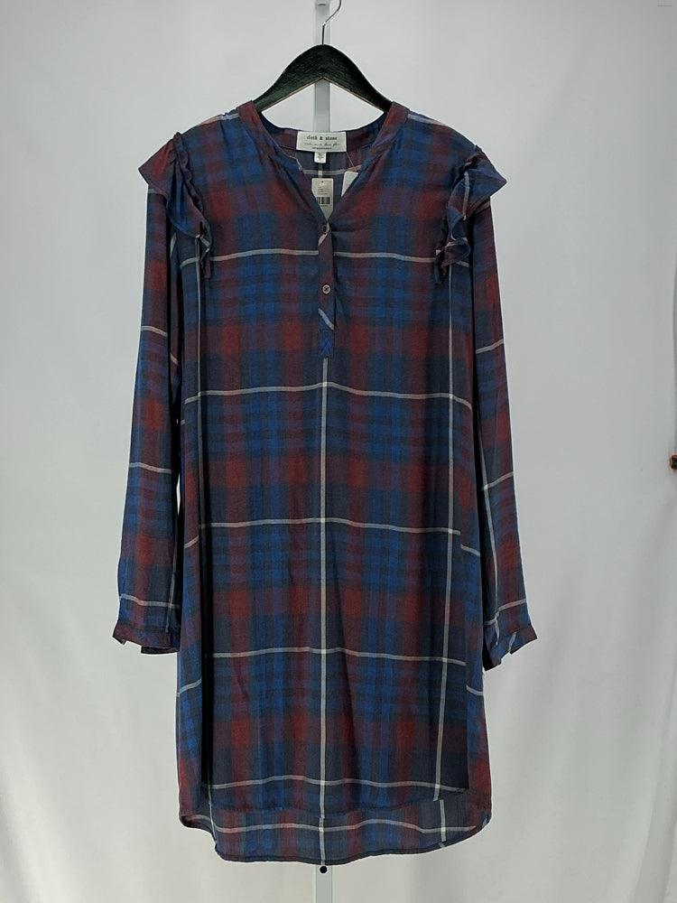 Cloth & Stone Size XL Blue Multi Dress