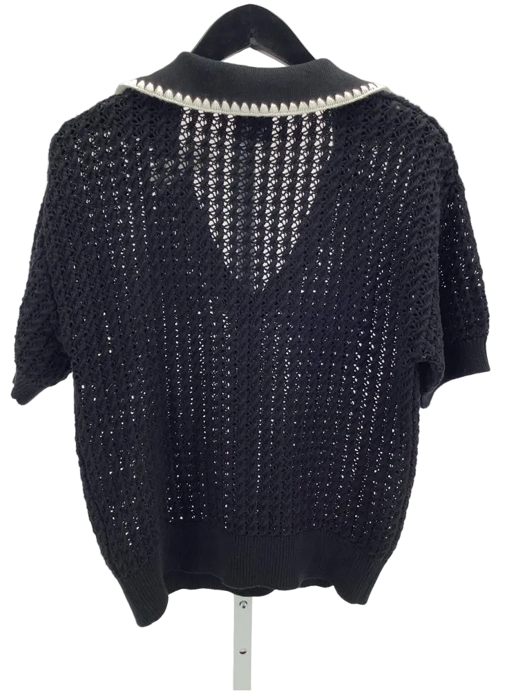 Varley Size M Black Monte Sweater