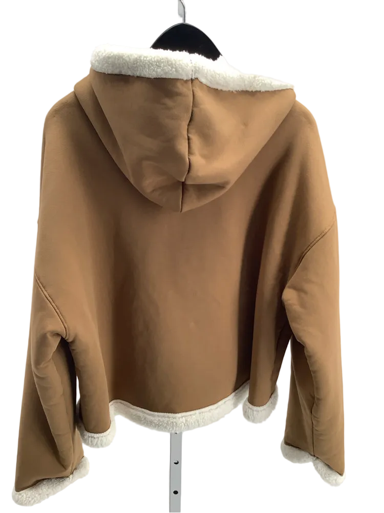 Ugg Size L Tan & White Sharonn Sweatshirt