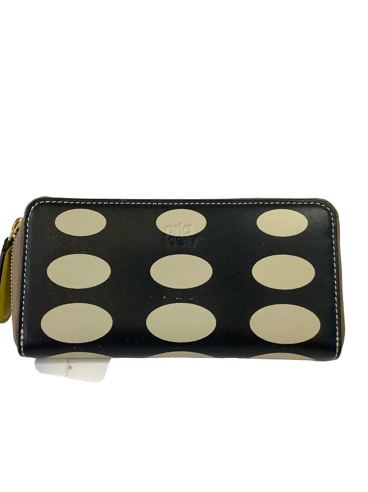 Orla Kiely Navy & Tan Wallet