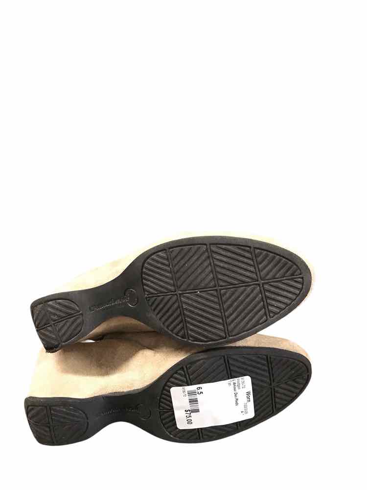 L'Amour Des Pieds Shoe Size 6.5 Tan Wedges