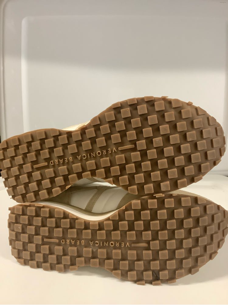 Veronica Beard Shoe Size 10 Tan & White Valentina Sneakers