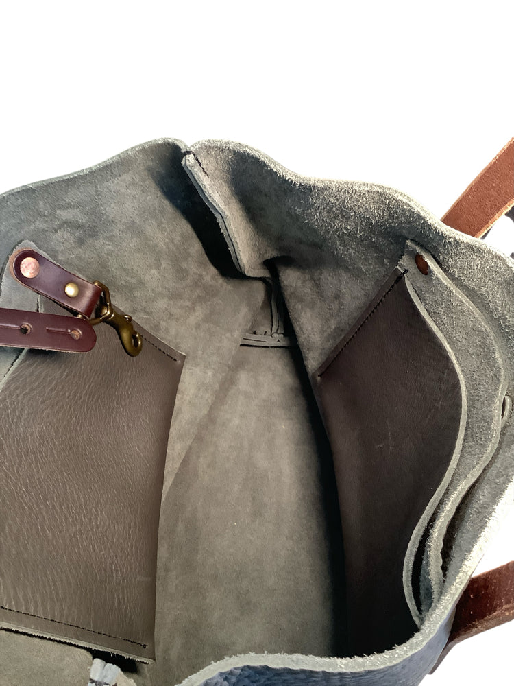 Go Forth Goods Gray & brown Handbags