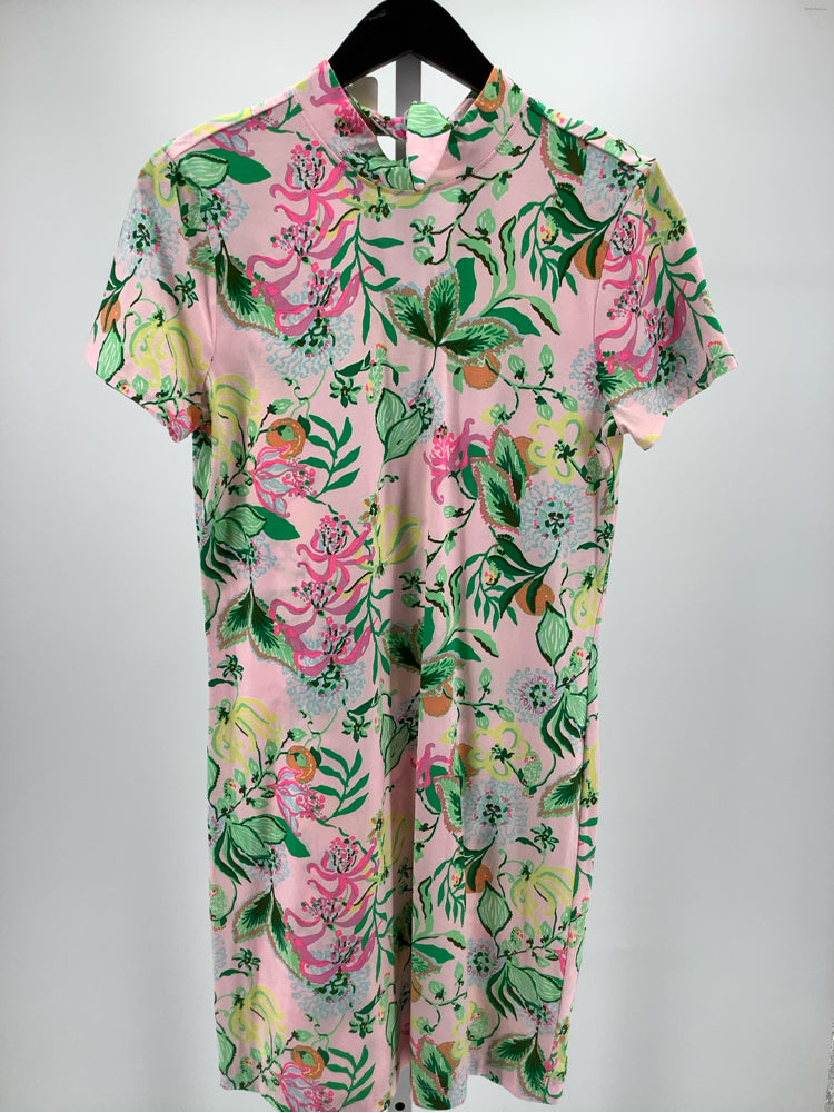 Lilly Pulitzer Size M Pink multi Hallie Dress
