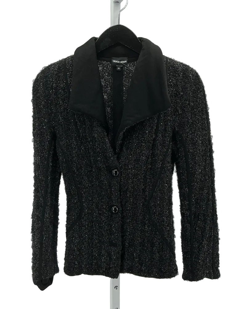 Giorgio Armani Size 2 Black Jacket