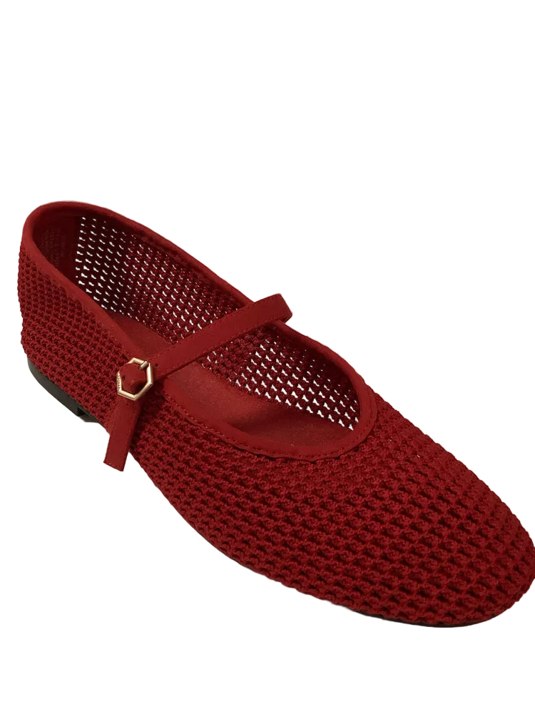 vivaia Shoe Size 8 Red Margot Flats