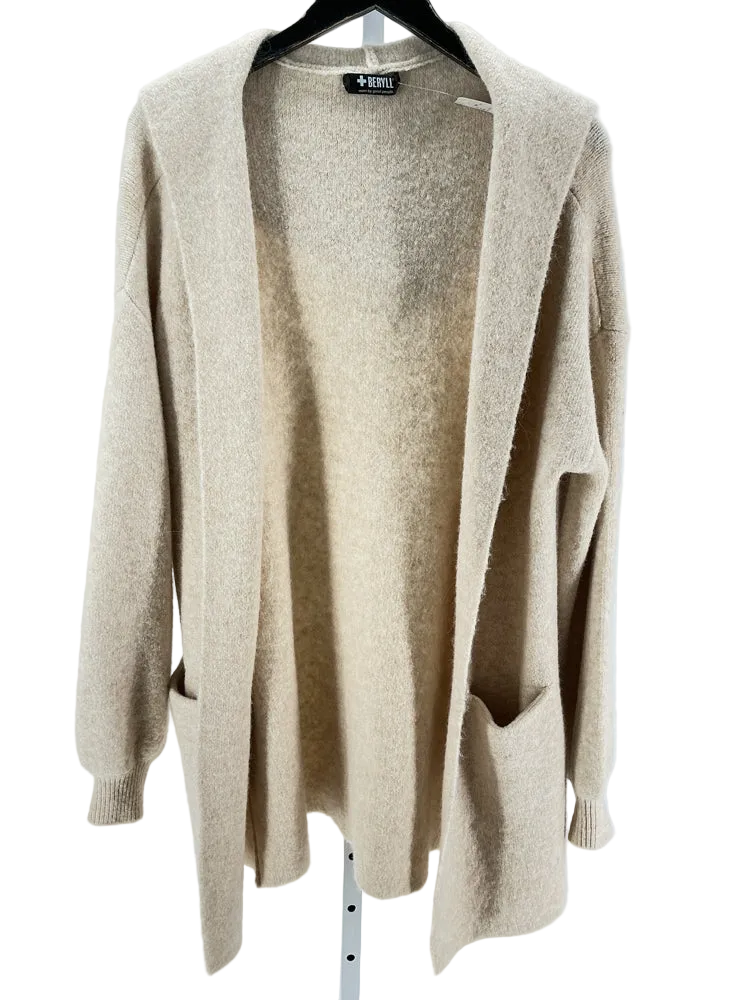 BERYLL Size One Size Cream Sweater
