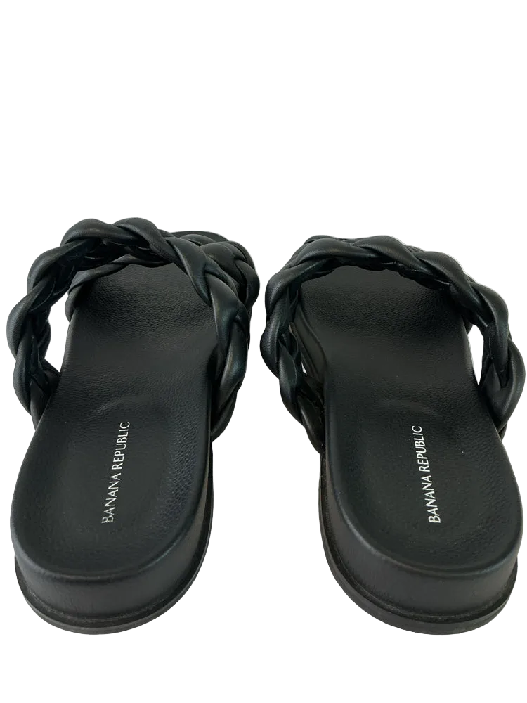 Banana Republic Shoe Size 8.5 Black Sandals